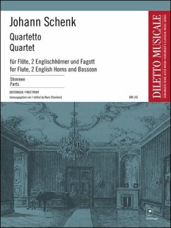 Quartetto für Flöte, 2 Englischhörner und Fagott Stimmen