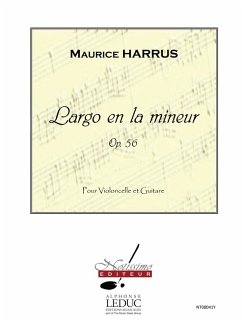 Cover HARRUS LARGO EN LA MINEUR VIOLONCELLE ET GUITARE