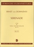 Serenade C-Dur op.10 für Streichtrio Studienpartitur