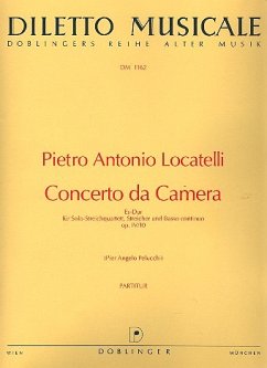 Cover Concerto da camera Es-Dur op.4,10 für Solo-Streichquartett, Streicher und Bc Partitur