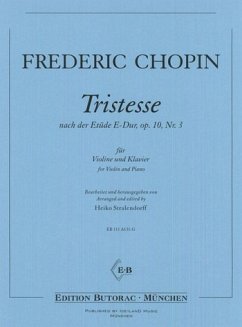 Tristesse op.10,3 für Violine und Klavier