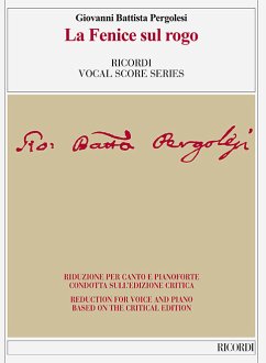 La Fenice sul rogo for voice and piano score (it/en)