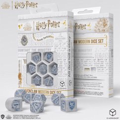 Harry Potter. Ravenclaw Modern Dice Set - White