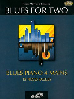 BLUES FOR TWO (+CD): 15 PIECES FACILES POUR PIANO A 4 MAINS Cover BLUES FOR TWO (+CD): 15 PIECES FACILES POUR PIANO A 4 MAINS