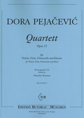 Quartett d-moll op.25 für Violine, Viola, Violoncello und Klavier Stimmen
