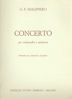 Cover Concerto per violoncello e orchestra per violoncello e pianoforte