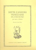 7 canzoni veneziane del 18. secolo per voce e chitarra