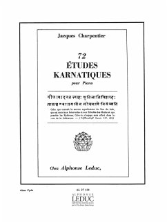 Cover 72 etudes karnatiques vol.6 (nos.31-36) pour piano