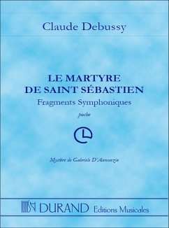 Le martyre de Saint Sébastien Fragments symphoniques pour orchestre, partition miniature