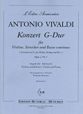 Konzert G-Dur op.3,3 für Violine, Streicher und Bc für Violine und Klavier