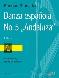 Cover Andaluza für 2 Harfen 2 Spielpartituren