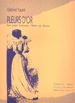 Cover Pleurs d'or op.72 duo pour soprano et tenor et piano samain, albert, posie