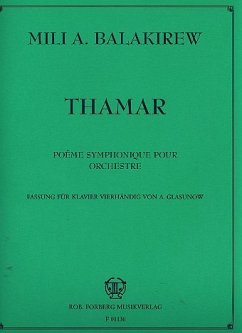 Cover Thamar für Orchester für Klavier zu 4 Händen Spielpartitur