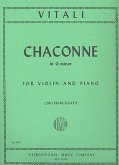 Chaconne g minor for violin and piano Chaconne g minor for violin and piano