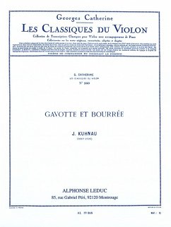 KUHNAU/CATHERINE CLASSIQUE VIOLON NO360 GAVOTTE ET BOURREE