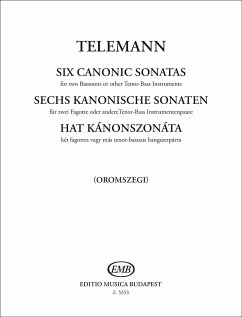 Cover 6 Sonaten im Kanon für 2 Fagotte