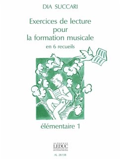 Cover SUCCARI EXERCICES DE LECTURE POUR LA FORMATION MUSICALE/VOLUME 5-ELEMENTAIRE 1
