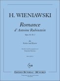 Romance d'Antoine Rubinstein op.44,1 für Violine und Klavier