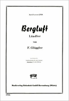 Cover Glöggler, F. Bergluft Akkordeon
