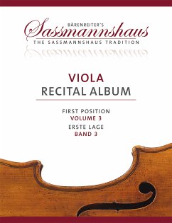 Cover Sassmannshaus Viola Recital Album Band 3 für 1-2 Violen und Klavier 2 Spielpartituren