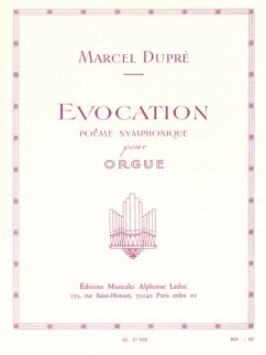 Cover Evocation Počme symphonique op.37 pour orgue