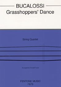 Cover Grasshopper's Dance for string quartet score and parts