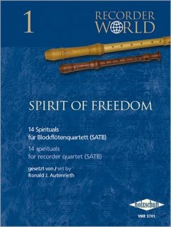 Cover Spirit of Freedom für 4 Blockflöten (SATB)