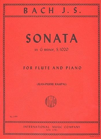 Sonata g minor BWV1020 for flute and piano