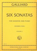 6 Sonatas vol.2 (nos.4-6) for bassoon and piano
