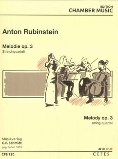 Cover Melodie in F op.3 für Streichquartett
