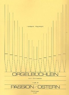 Cover Orgelbüchlein zum Gotteslob Band 2 Passion, Ostern