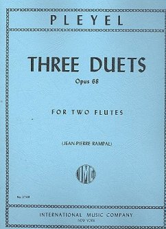 3 Duets op.68 for 2 flutes