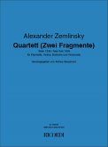 Quartett 2 Fragmente für Klarinette, Violine, Viola und Violoncello Stimmen (1938-39)