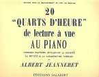 20 Quarts d'heure de lecture ŕ vue au piano