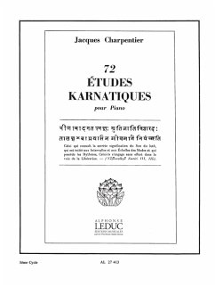 Cover 72 etudes karnatiques vol.5 (nos.25-30) pour piano