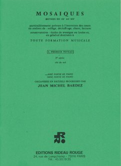 Jean Michel Bardez, Mosaďques 1er Niveau - 2čre Série Alle Instrumente Buch