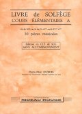 Cours Élémentaire A Solfčge Buch Cours Élémentaire A Solfčge Buch