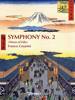 Franco Cesarini, Symphony No. 2 - Views of Edo Concert Band/Harmonie Partitur + Stimmen