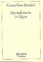 Cover Die Italienerin in Algier Libretto (dt)