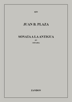 J.B. Plaza Sonata A La Antigua Guitar / Lute