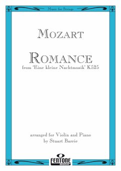 Romance KV525 für Violine für Violine und Klavier Romance KV525 für Violine für Violine und Klavier