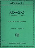 Adagio g major KV580a for oboe and piano