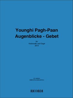 Cover Younghi Pagh-Paan, Augenblicke - Gebet Cello and Organ Buch