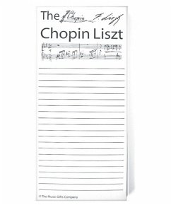 Notepad Chopin Liszt Cover Notepad Chopin Liszt