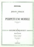 PERPETUUM MOBILE OP.257 FUER BLECHBLAESERQUINETT PARTITUR UND STIMMEN