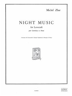 Cover Night Music for Lovecraft pour contrebasse et piano