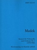 Tilo Medek Konzert für Violoncello und Orchester I Violoncello und Orchester Klavierauszug