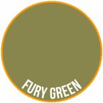 Fury Green TWO THIN COATS Wave Two Paint shadow