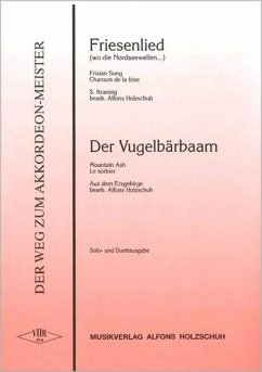 Cover Friesenlied und Der Vugelbärbaam für Akkordeon (mit 2. Stimme)