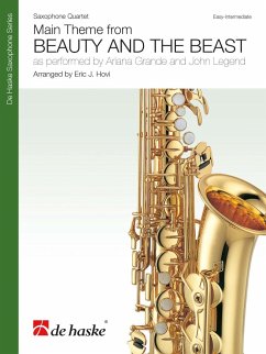 Beauty and the Beast - Main Theme for 4 saxophones score and parts